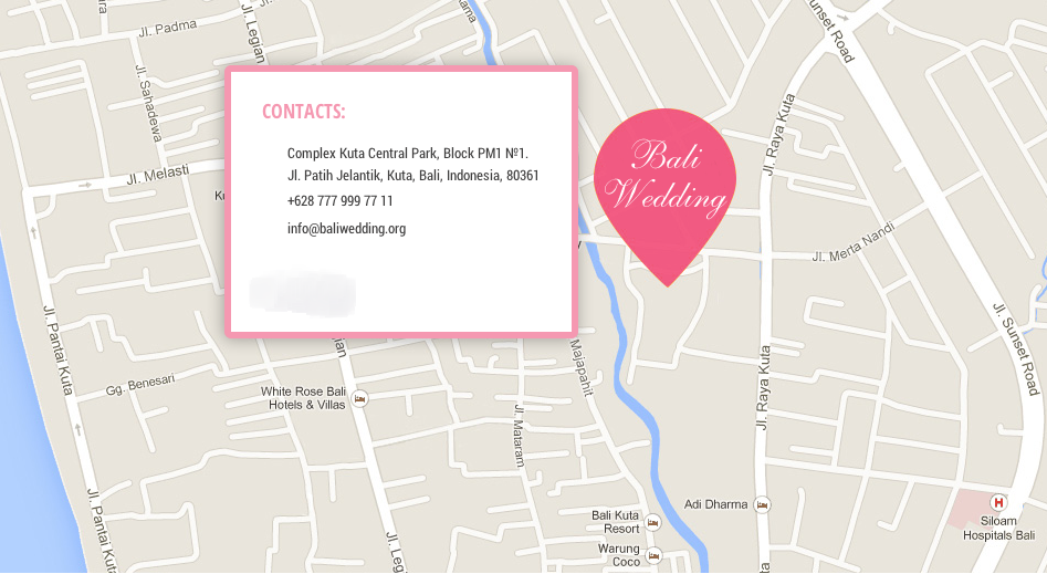 BaliWedding address