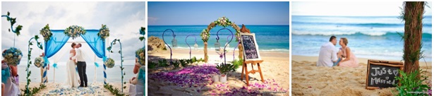 beach wedding Bali